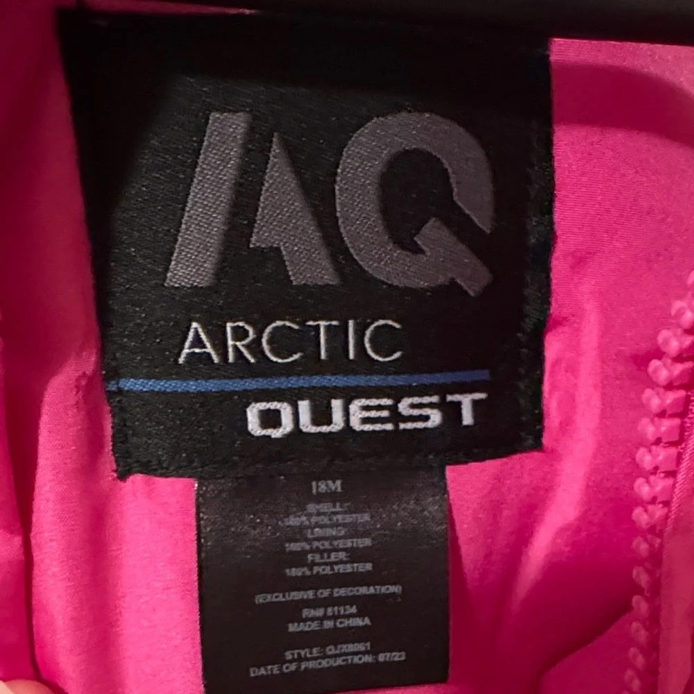 Arctic Quest Pink Leopard Baby Snowsuit 18 months - Picture 7 of 14